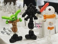 Yoda, BB8 and Darth Vader Balloon Sculptures Thumbnail